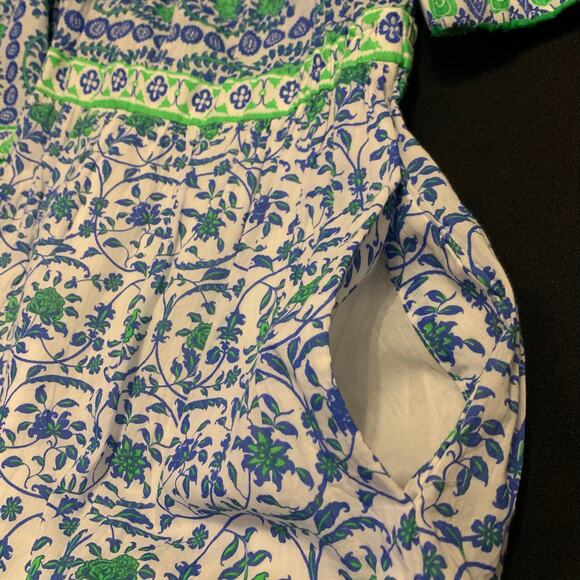 Gretchen Scott Womens Maxi Dress Large All Dolled Up East India Tiered Cotton - Picture 12 of 16